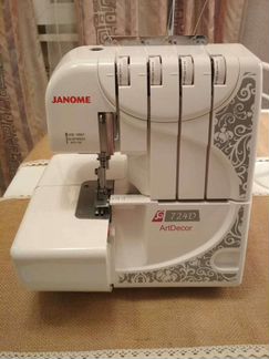 Оверлок janome 724 D новый