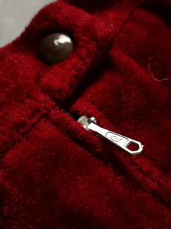 Алая бархатная юбка