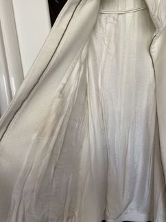 Пальто белое Zara