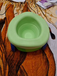 Складной дорожный горшок Potette Plus с силиконово