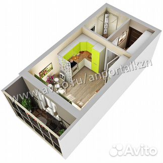 1-к квартира, 31.3 м², 15/19 эт.