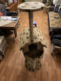 Когтеточка домик для кошки