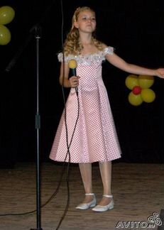 Платье в горошек