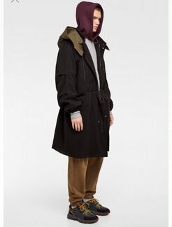 Парка-пальто, новая, редкая, oversize