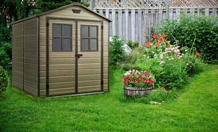 Пластиковый сарай Scala Big 1,86x2,37x2,27 м