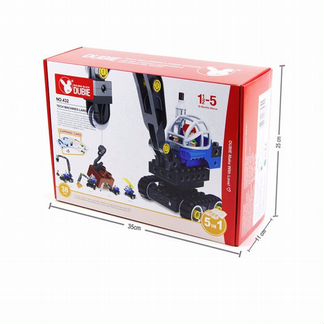 Большой автокран 5в1 wange 432 Lego Duplo