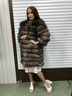 Шуба из песца