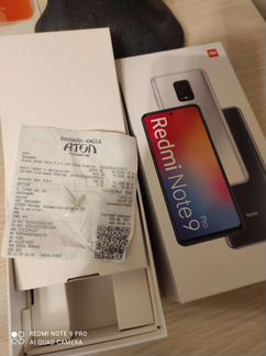 Телефон Xiaomi redmi note 9 pro
