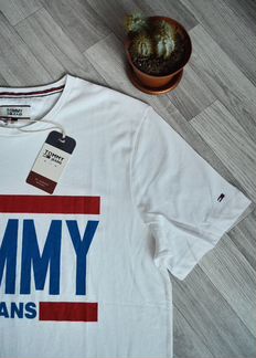 Футболка новая Tommy Hilfiger White (Оригинал)