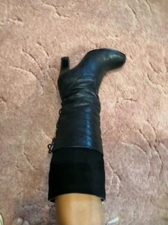 Сапоги зима натуральная кожа натуральный мех