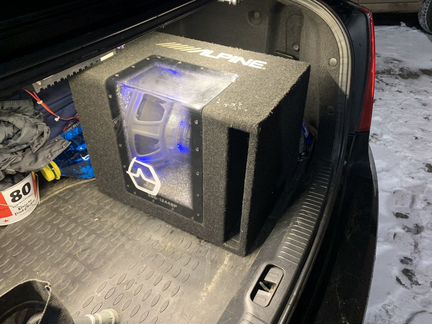 Сабвуфер Alpine SBG -1244BP