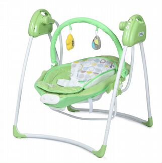 Качели Babyton 2в1 электронные Green SW108