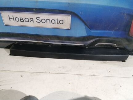 Renault Kangoo 2 2008-2020 накладка бампера задняя