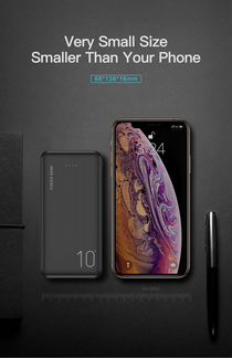 Аккумулятор внешний, Повербанк,10000 мАч Q.C. 3.0