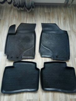 Резиновые коврики на kia cerato 09-12 г.в