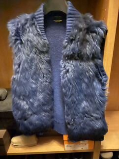 Жилетка massimo dutti меховая