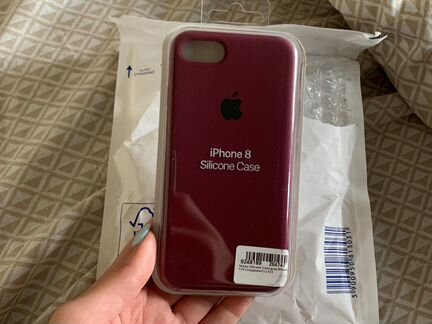 Новый бордовый (марсала) чехол на iPhone 7/8