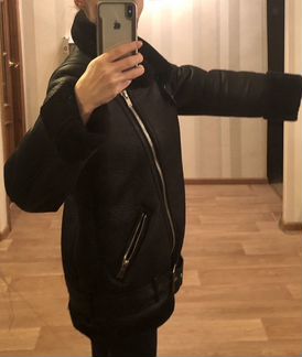 Куртка- Дубленка женская пилот zara