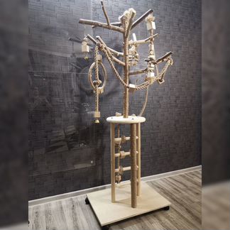 Игровая площадка для крупных попугаев