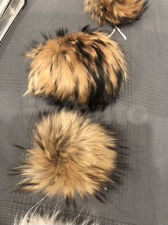 Помпоны натуральные