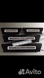 Пороги с подсветкой Range rover Vogue autobiograph