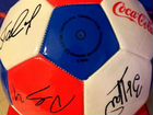 Футбольный мяч с автографами сборной