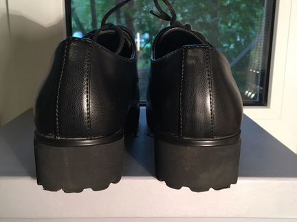 Туфли женские кожаные чёрные 39 размер. Классика