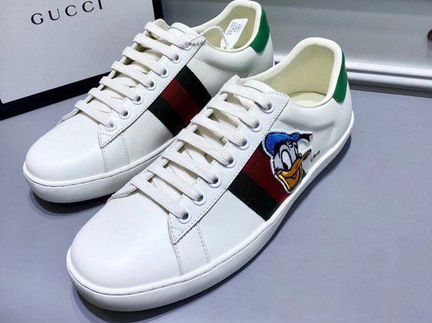 Кеды gucci оригинал disney дональд кожа разм 36-44