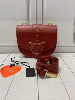 Новая женская сумка через плечо Pinko красная