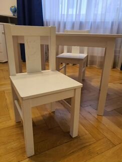 Стол стул детский Икея Сундвик Криттер