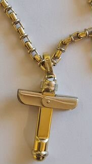 Золотая цепочка с крестом Baraka 750 проба
