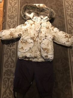 Зимний детский костюм для девочки Lenne