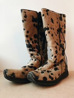 Детские меховые сапоги из пони