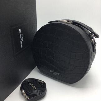 Новая женская сумка круглая кожа Saint Laurent