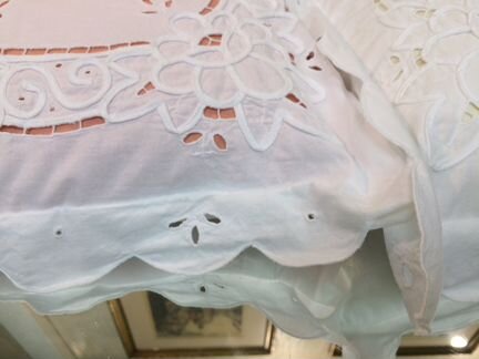 Антикварные старинные немецкие наволочки ручная ра