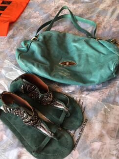 Сандалии 37-38 и сумка комплектом на лето