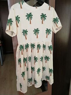 Платье с вышивкой пальмами pepaloves