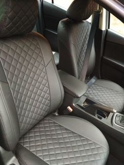 Модельные чехлы Мазда 3 из экокожи