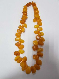 Янтарные бусы. Бусы. Янтарь