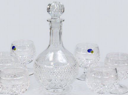 Хрустальный набор для коньяка
