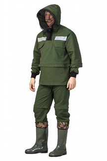 Костюм мужской противоэнцефалитный «Лес» зеленый