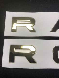 Буквы на range rover