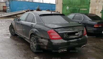 Спойлер и козырек Mercedes S-Class (W221)