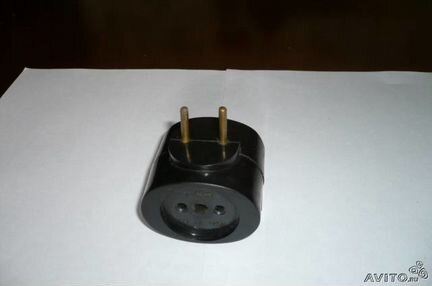 Тройник старинный карболитовый СССР, отлич. состоя