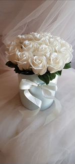 Букет из мыльных роз