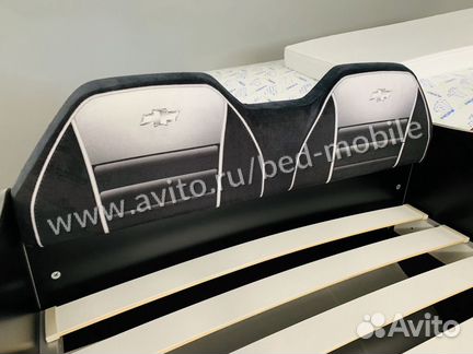 Пластиковая кровать Комаро 3D черный