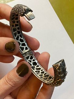 Браслет. Серебро. Позолота. Драгоценные и полудраг