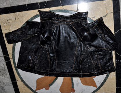 Женская косуха affliction натуральная кожа auth S