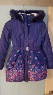 Пальто на девочку 140