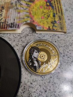 Монета 1000 франков Виктор Цой